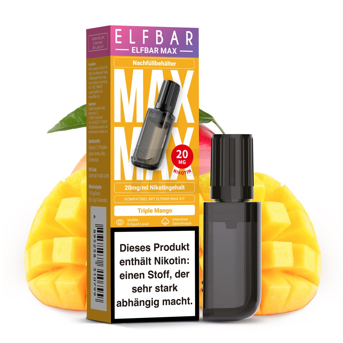 ELFBAR - MAX - Nachfülltank - CP - Triple Mango