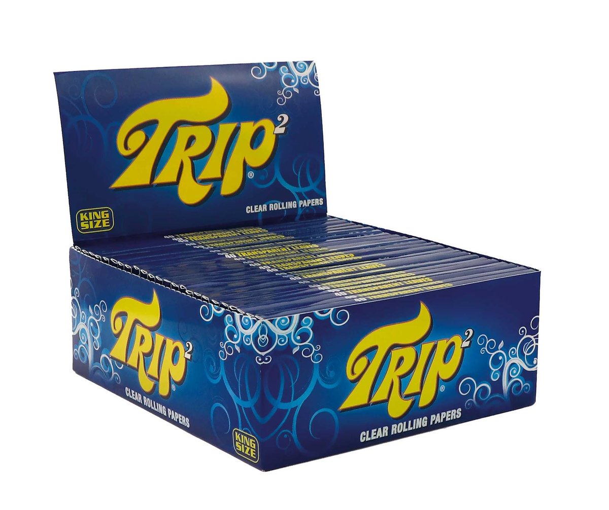 TRIP² - Transparent - King Size Slim - 40 Blättchen