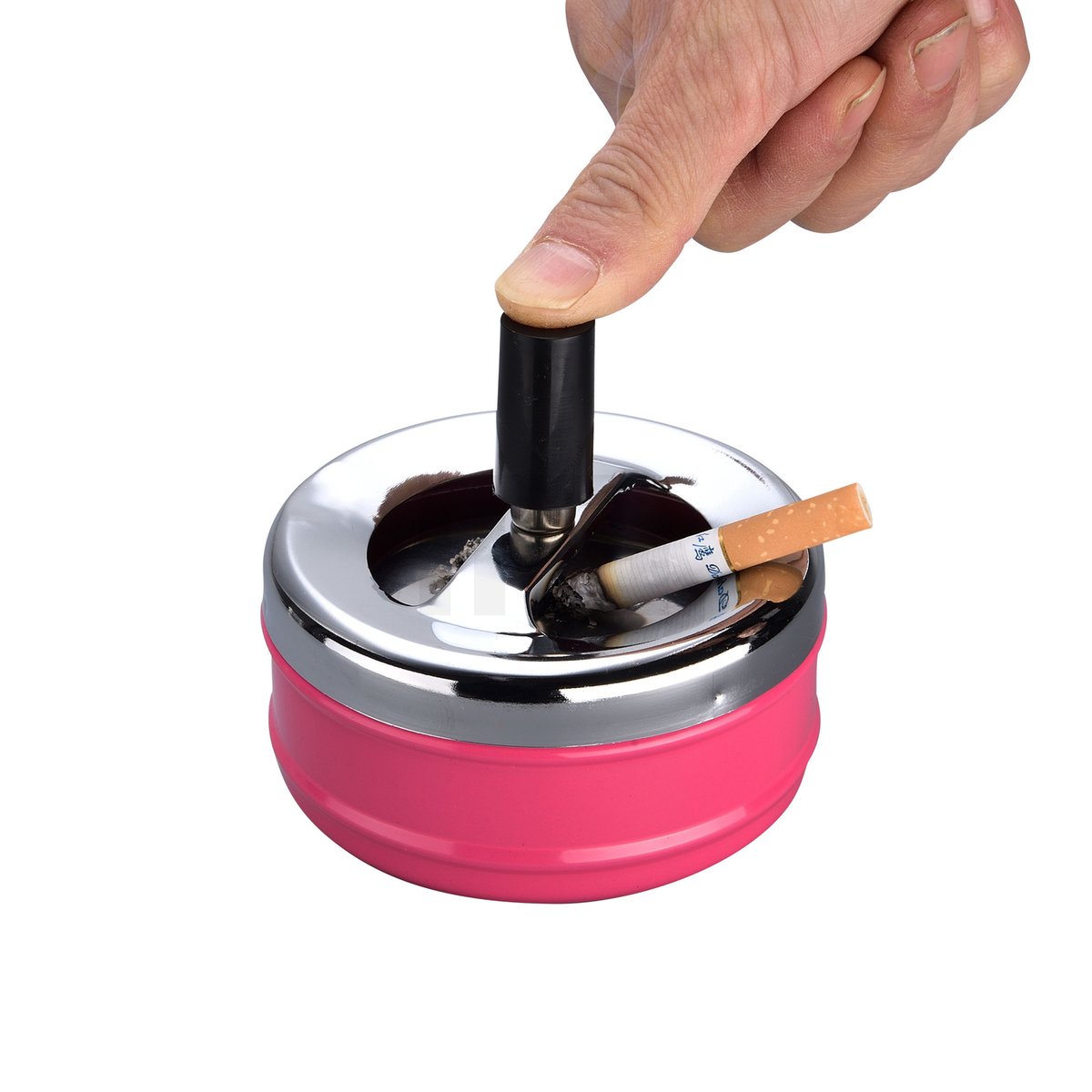 CHAMP HIGH - COLORFUL Push Aschenbecher - 9 cm - Orange