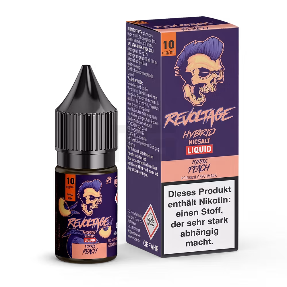 Revoltage - Punky Passion Fruit - Nikotinsalz Liquid - 10ml - 10mg