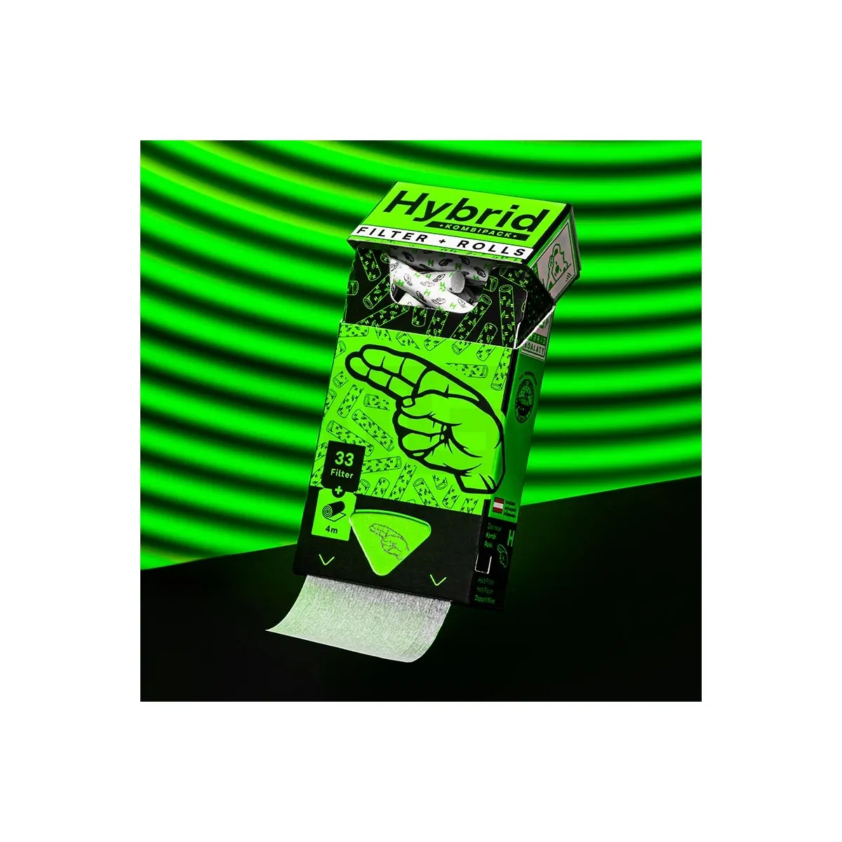 Hybrid Supreme - Aktivkohlefilter - 6,4mm - 33 Stück