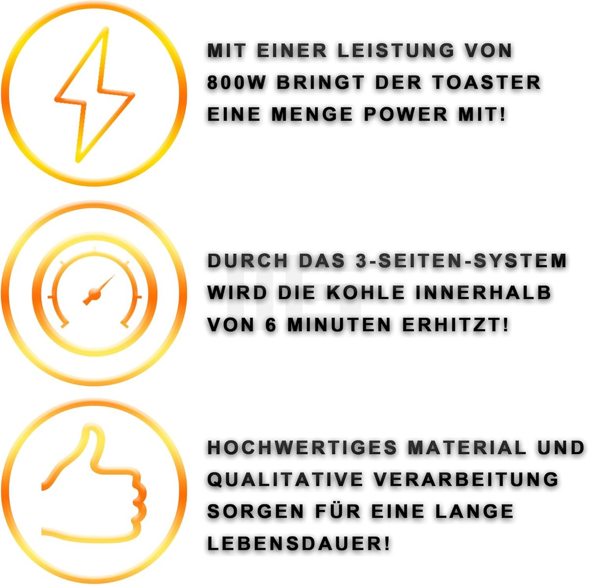 Smoke2u - Kohleanzünder - Toaster 2.0 - 800W
