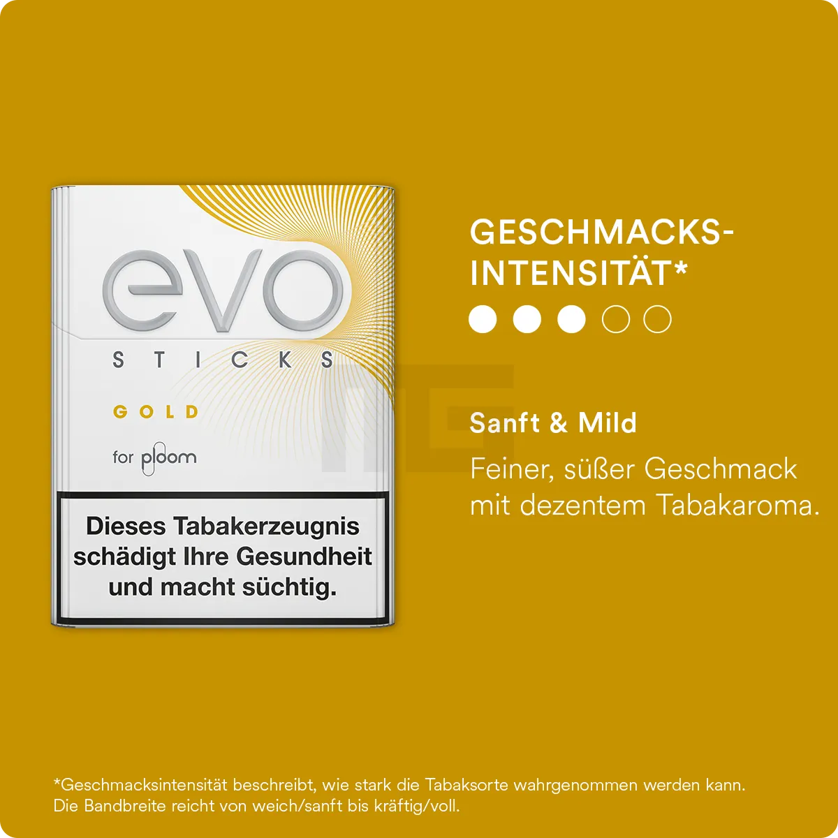 Ploom - EVO - Tabaksticks - Gold