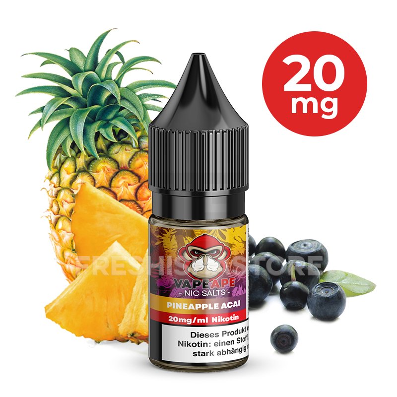 VapeApe - Pineapple Acai - Nikotinsalz-Liquid - 10ml - 20mg