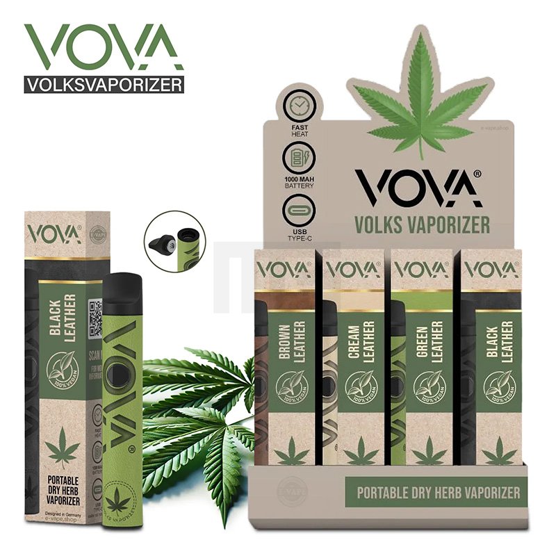 VOVA - Vaporizer - Green Leather