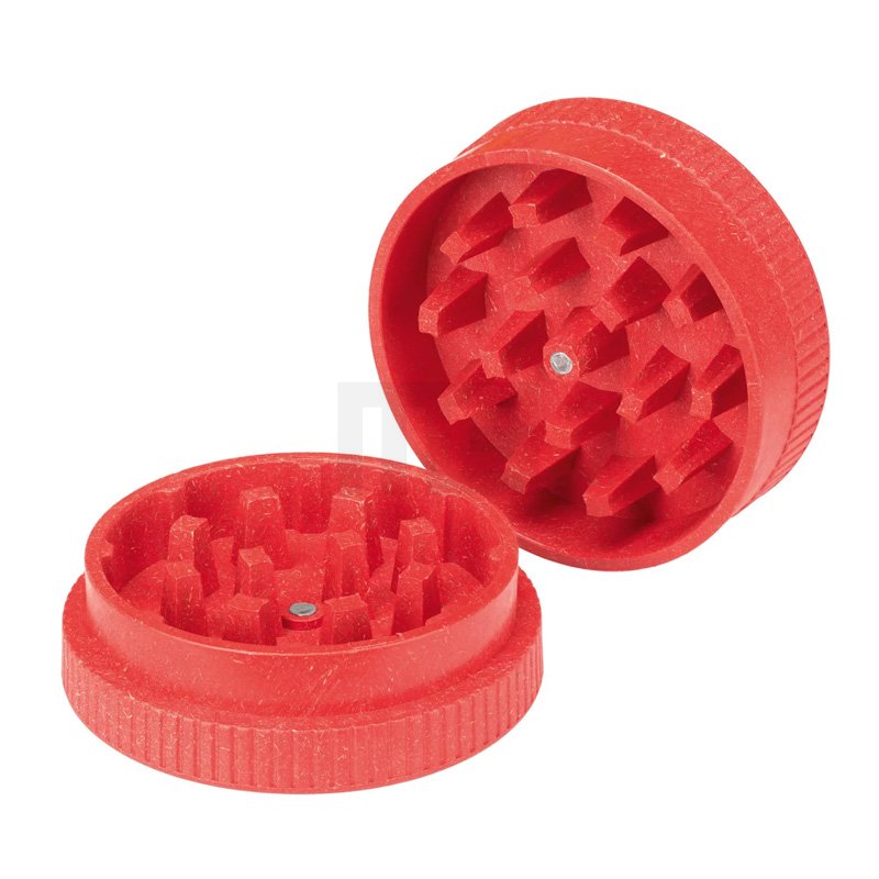 Gizeh - Grinder - Hanfplastik - rot