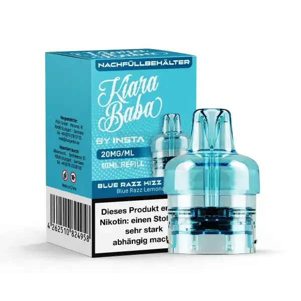 KIARABABA - Nachfülltank - 10ml - Blue Razz Kizz Lemon KIARABABA - Nachfülltank - 10ml - Blue Razz Kizz Lemon