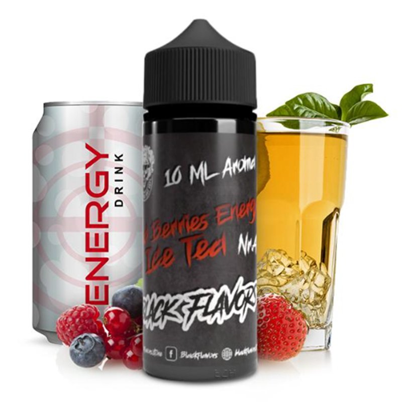 BLACK FLAVOURS - Wild Berries Energy Ice Tea - Aroma - 10ml - Steuerware
