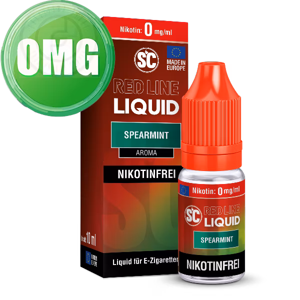 SC - Red Line - Spearmint - Nikotinsalz Liquid - 10ml - 0mg
