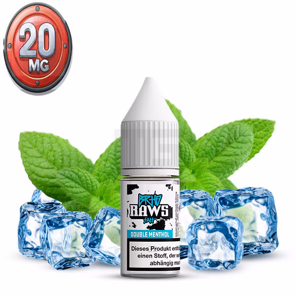 ✳️ Barehead Raws ✴ Double Menthol ✴ 10ml 20mg ✴ Nikotinsalz Liquid ✴️