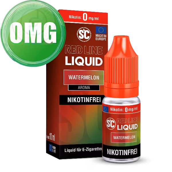 SC - Red Line - Watermelon - Nikotinsalz Liquid - 10ml - 0mg