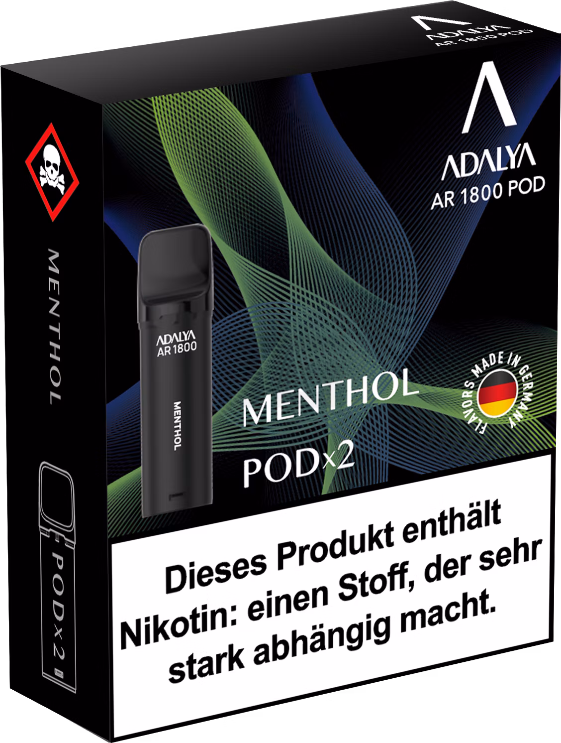 Adalya - Alpha Prefilled Pod - 2ml - 2er Pack - Menthol