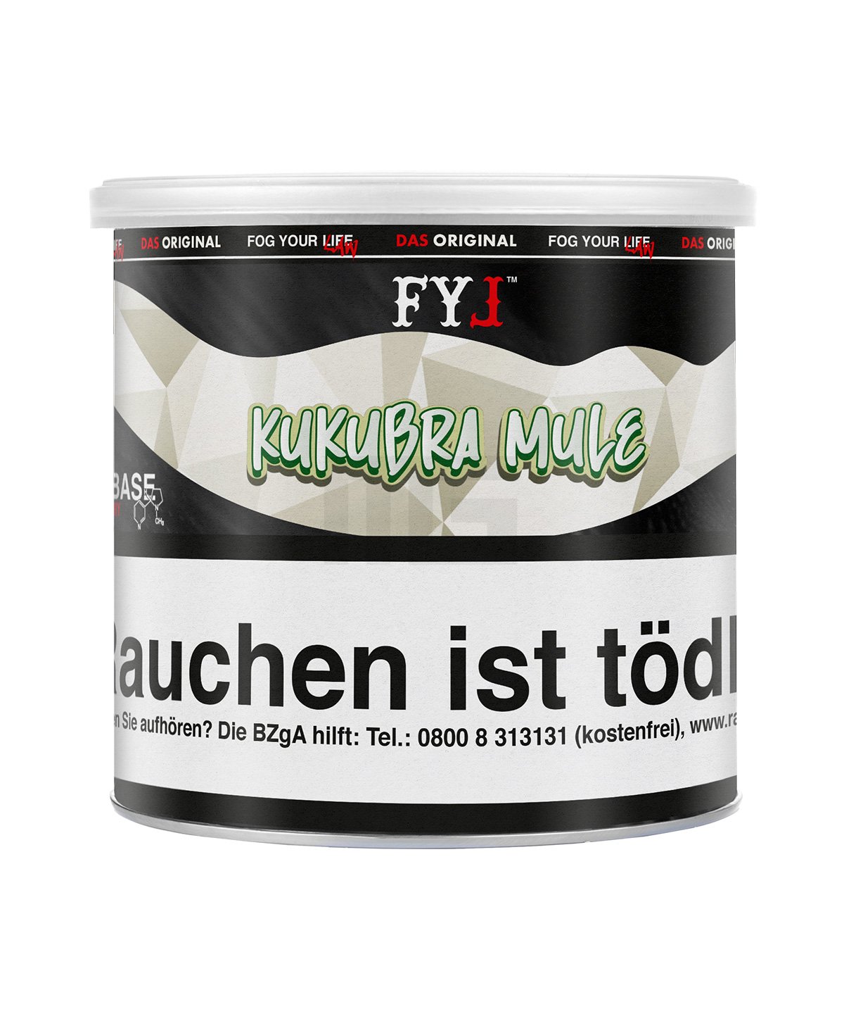 Fog Your Law - Dry Base mit Aroma - Kukubra Mule - 65g