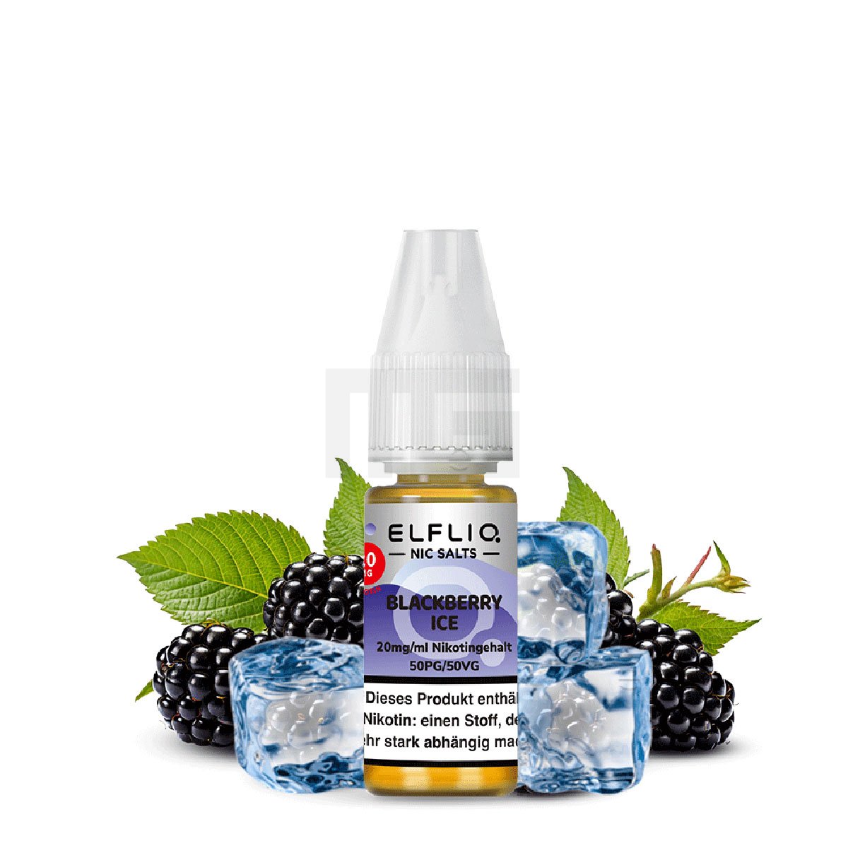 Elfbar - ElfLiq - 10ml - Blackberry Ice | Nikotinsalz-Stärke : 20mg