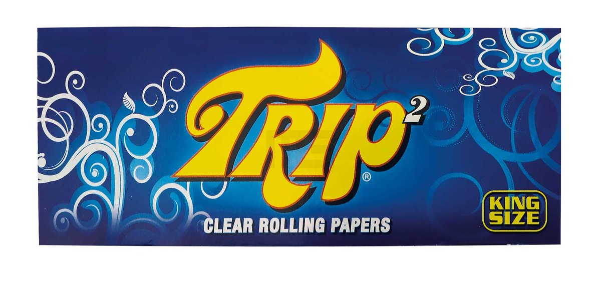 TRIP² - Transparent - King Size Slim - 40 Blättchen