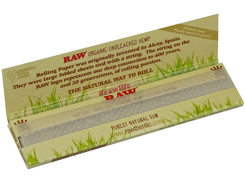 RAW - Organic Hemp - Slim - KS Blättchen - 32 Blättchen