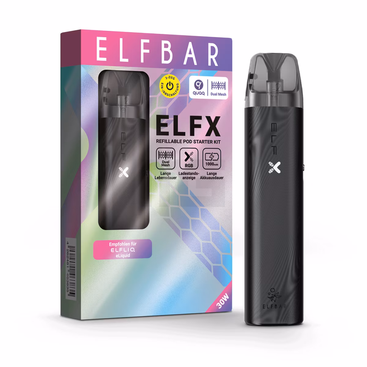 Elfbar - ELFX - Pod Kit - Black - CP