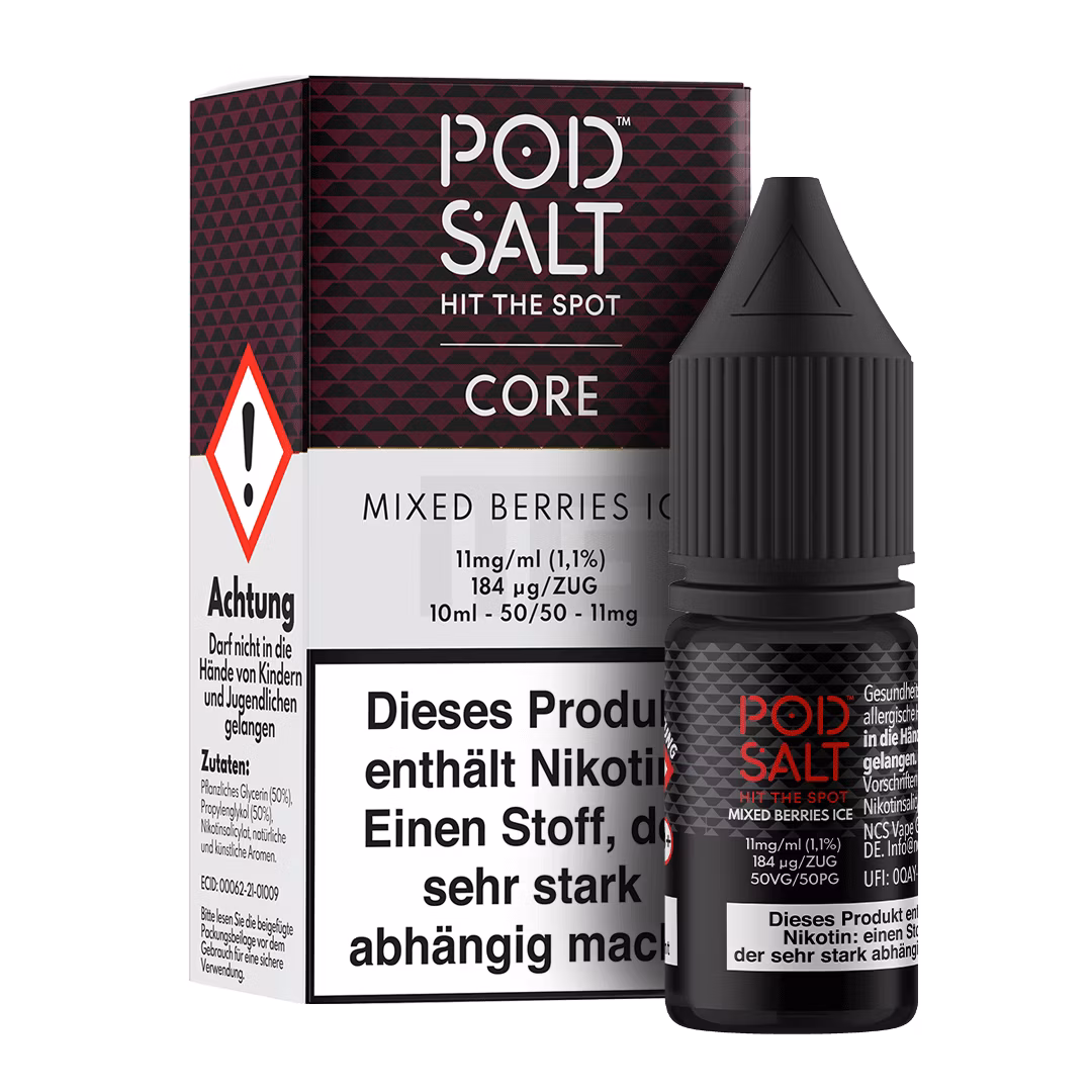 Pod Salt - Core - Mixed Berries Ice - Nikotinsalz-Liquid - 10ml - 11mg