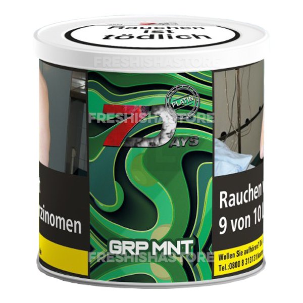 7Days - Platin - GRP MNT - 200g