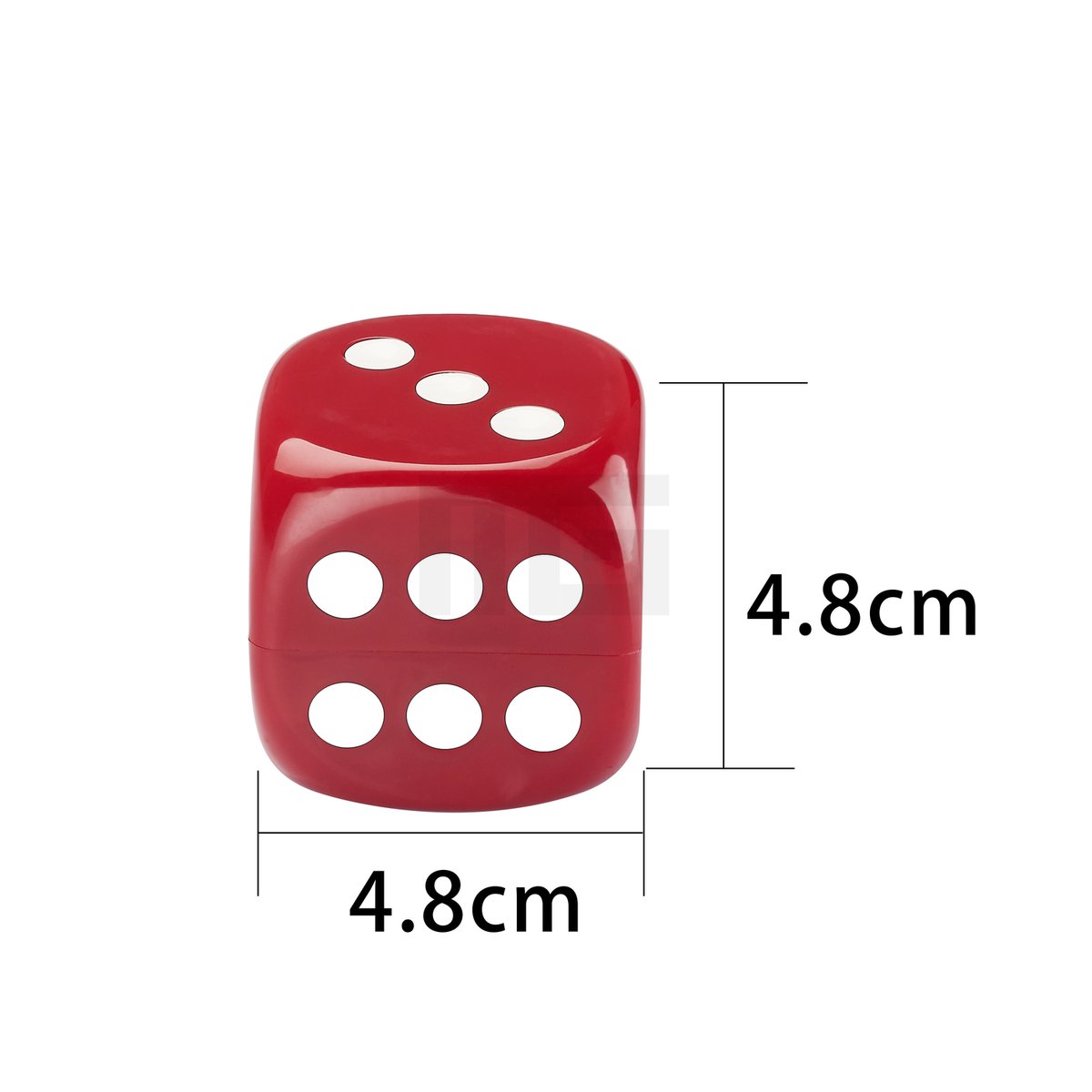 Champ High - Casino Dice Grinder - 2-teilig - Red