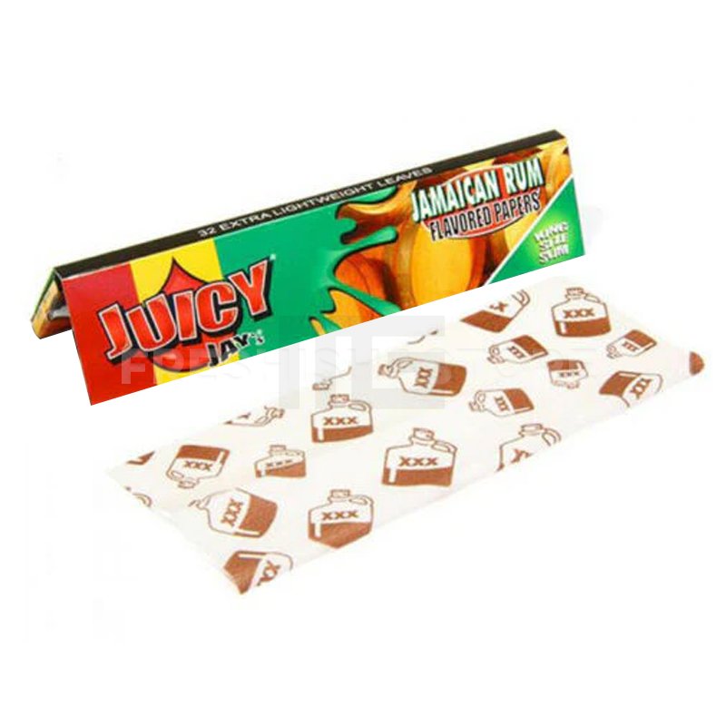 Juicy Jay´s - King Size - Slim Papers - Jamaican Rum - 32 Blättchen