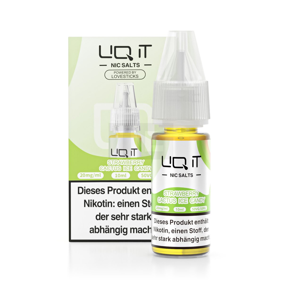 LIQ IT - Nikotinsalz-Liquid - 10ml - Strawberry Cactus Candy Ice - 20mg