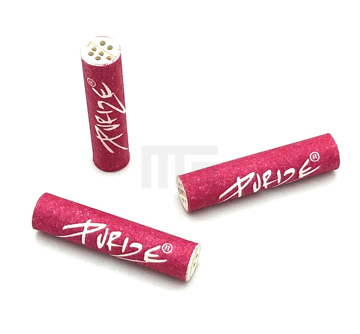 PURIZE - Aktivkohlefilter - XTRA Slime Size - Pink - 6mm - 50 Stück einzeln