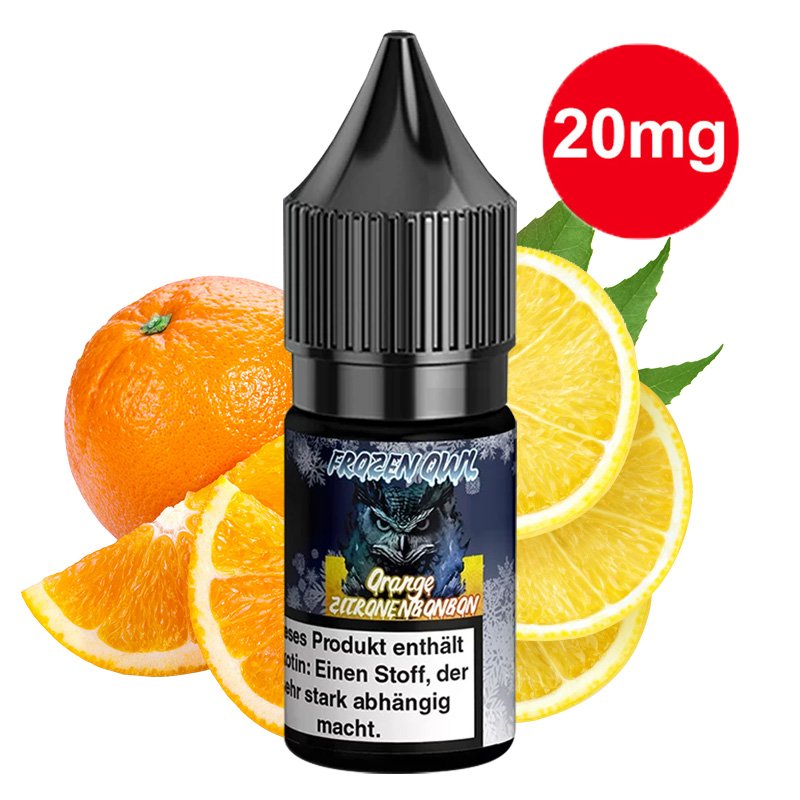 Frozen OWL - Orange Zitronenbonbon - Nikotinsalz Liquid - 10ml - 20mg