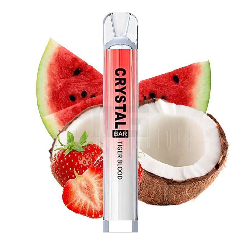 SKE Crystal Bar - Einweg E-Zigarette - Watermelon Strawberry Coconut / Tigerblood