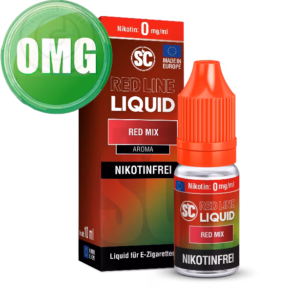 SC - Red Line - Red Mix - Nikotinsalz Liquid - 10ml - 0mg