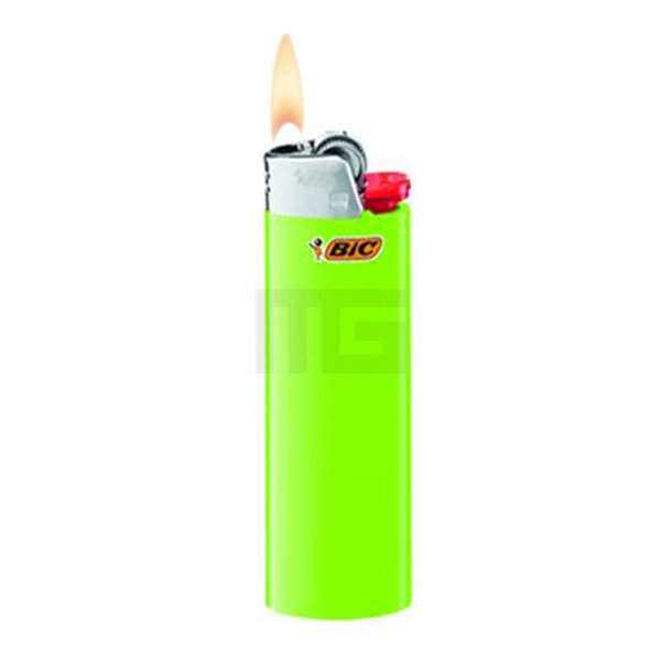 BIC - Maxi J26 - Reibradfeuerzeug - Neutral - Grün