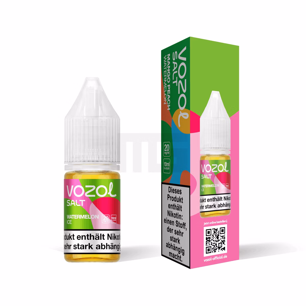 Vozol - Nikotinsalz-Liquid - Watermelon Ice - 10ml - 20mg