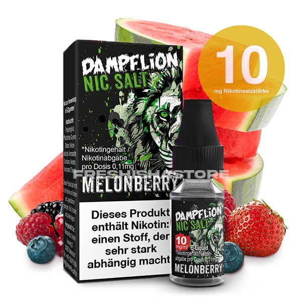Dampflion - Intense - Melonberry - Nikotinsalz Liquid - 10ml - 10mg