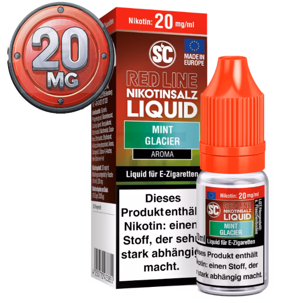 SC - Red Line - Mint Glacier - Nikotinsalz Liquid - 10ml - 20mg