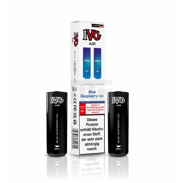 IVG - AIR - Prefilled Pod - Blue Raspberry Ice - 2ml - 2er Pack