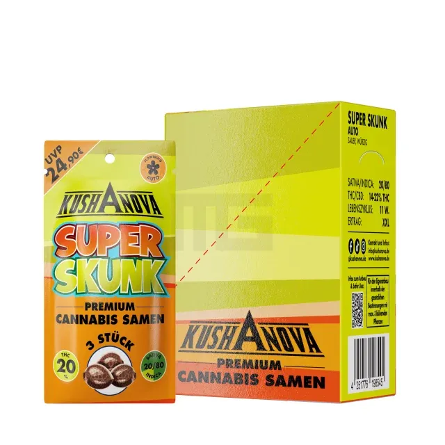 Kushanova - Super Skunk - 3 Samen