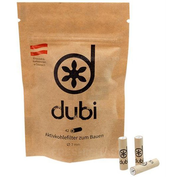 dubi - Aktivkohlefilter - 7mm - 420 Stück
