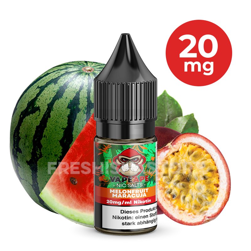 VapeApe - Melonfruit Maracuja - Nikotinsalz-Liquid - 10ml - 20mg