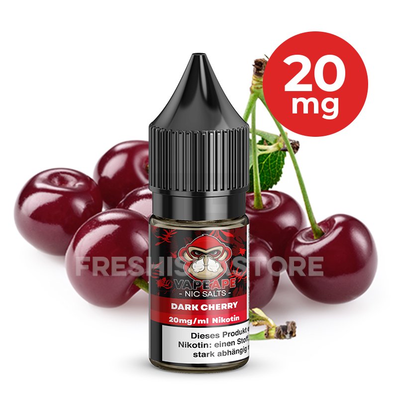 VapeApe - Dark Cherry - Nikotinsalz-Liquid - 10ml - 20mg