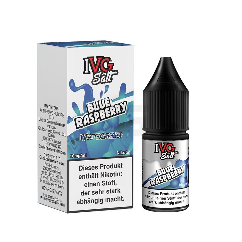 IVG - Salt - Blue Raspberry - Nikotinsalz-Liquid - 10ml