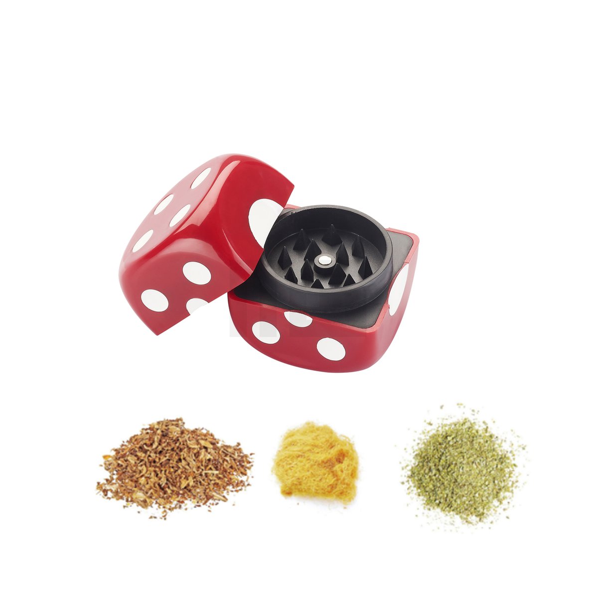 Champ High - Casino Dice Grinder - 2-teilig - Red