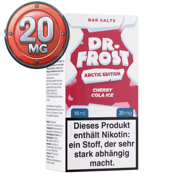 Dr. Frost - Arctic Edition Cherry Cola - Nikotinsalz Liquid - 10ml - 20mg