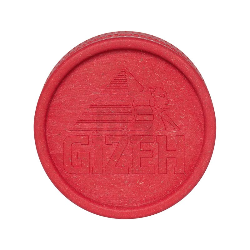 Gizeh - Grinder - Hanfplastik - rot