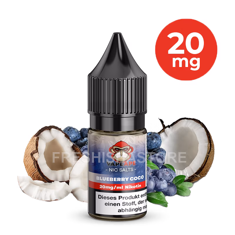 VapeApe - Blueberry Coco - Nikotinsalz-Liquid - 10ml - 20mg