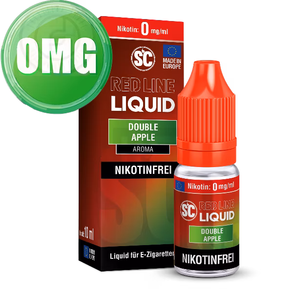 SC - Red Line - Double Apple - Nikotinsalz Liquid - 10ml - 0mg