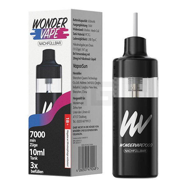 Wondervape - 7000 - Einweg E-Zigarette - CP