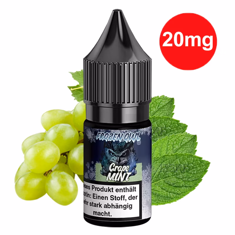 Frozen OWL - Grape Mint - Nikotinsalz Liquid - 10ml - 20mg