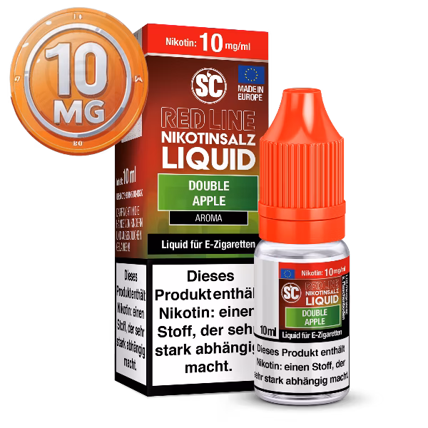 SC - Red Line - Double Apple - Nikotinsalz Liquid 10 mg/ml
