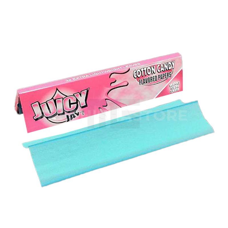Juicy Jay´s - King Size - Slim Papers - Cotton Candy - 32 Blättchen