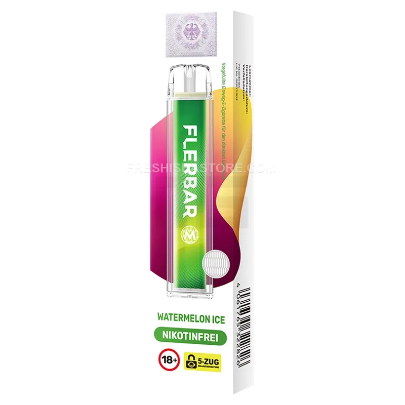 Nikotinfrei - Flerbar - Einweg E-Zigarette - Watermelon Ice - 0mg - CP